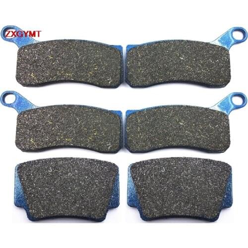 Semi-met Disc Brake Pads Set for KTM XC 450 XC450 ATV 2008 - 2010 Front Rear 10 08 09