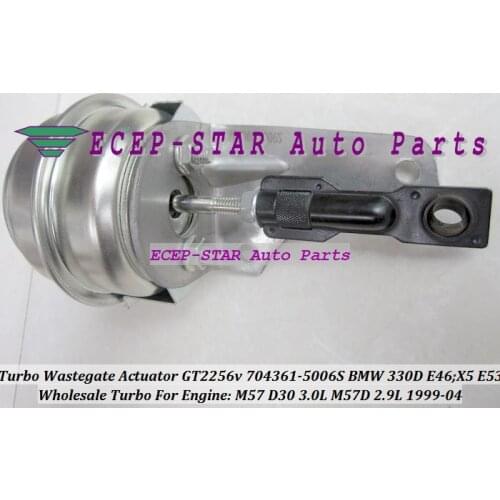 Turbo Wastegate Actuator GT2256V 704361-5006S 704361 Turbocharger For BMW 330D 330 D E46 X5 E53 1999-03 M57 D30 M57D 3.0L 2.9L D
