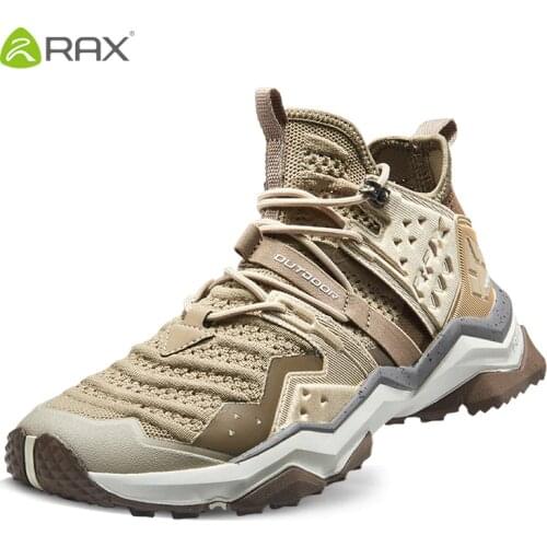 Rax Men Breathable Hiking Shoes Outdoor Trekking Boots Mens Sports Sneakers Mountain Boots Slip-resistant Waking Hiking Shoes