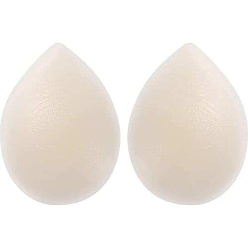 Silicone Nipple Covers One Pair Water-drop Shaped Swimming Waterproof and Breathable Invisible Nipple Stickers