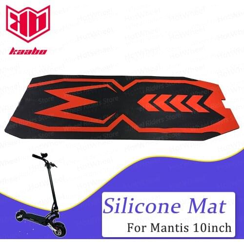 Silicone Mat For Kaabo Mantis10inch Electric Scooter Skateboard Kickscooter Spare Parts Accessories Red Black