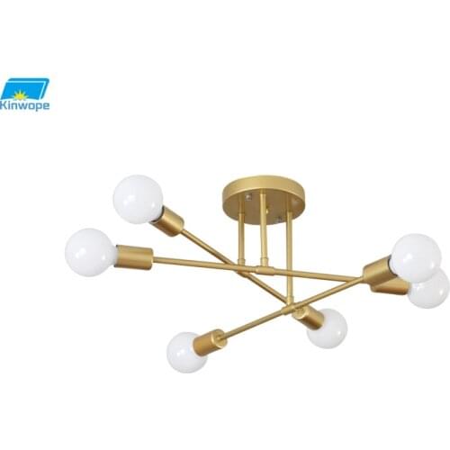Modern Creative Lighting Warm And Romantic Golden Bedroom Modern Minimalist Personality Living Room Dining Room Ceiling Lamps