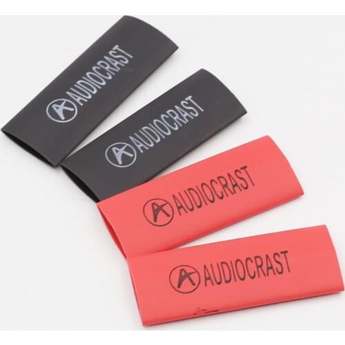 24PCS Audicrast Heat Shrink Tube Insulated Sleeving Tubing for Speaker Interconnect Audio Cable DIY