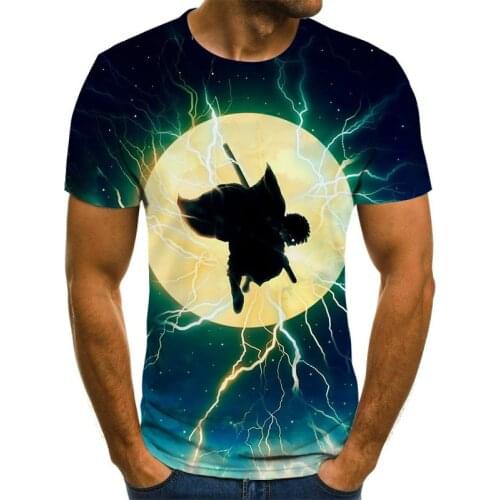 Funny Kimetsu No Yaiba Boy Costume Anime Harajuku Summer Tops Men Fashion T-shirt 3d Printed T-shirt Men Plus Size Streetwear