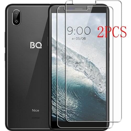 2PCS For BQ 6022G Aura 6035L Strike Power Max 6030G Practic 6040L Magic 6042L E 6045L Nice Tempered Glass Protective Screen Film