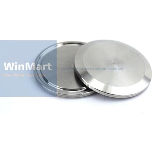 1 PC 34mm O/D 304 Stainless Steel Sanitary Tri Clamp Ferrule End Cap Sanitary For Homebrew Pipe Fitting