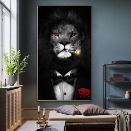 5D Diamond Painting Animals Rhinestone Embroidery Mosaic Cross Stitch Lion Wall Diamond Art Poster Living Room Home Decor