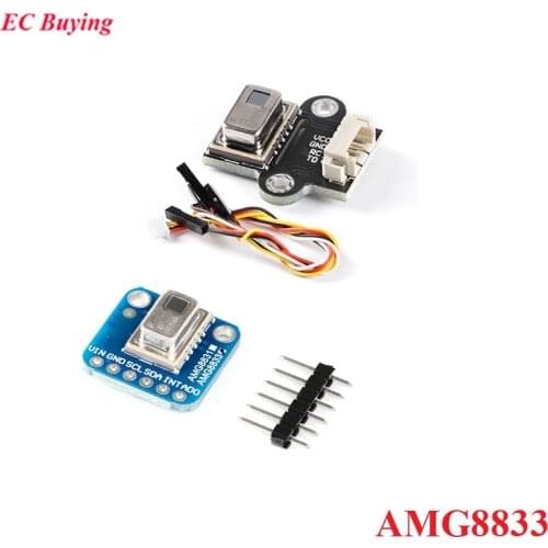 AMG8833 IR 8*8 Thermal Imager Dot Matrix Temperature Sensor Module 8x8 Infrared Camera Imaging Array For Arduino GY-MCU8833