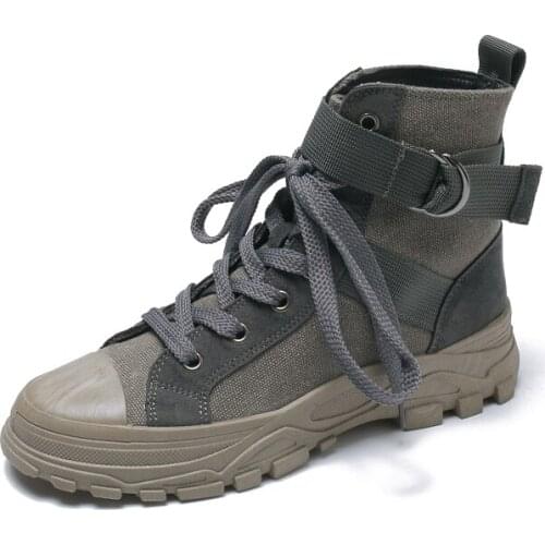 Martin Boots Single Short Boots Female British Wind Summer Breathable 2019 New Students Wild High Shoes