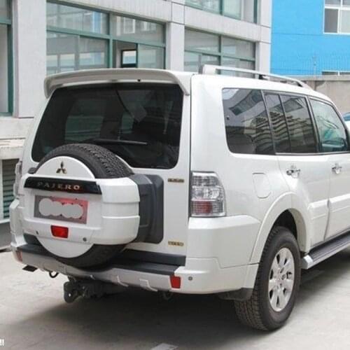 For Mitsubishi Pajero V73 V97 V93 Spoiler 2004 05 06 07 08 09 10 11-2015 ABS Material Car Rear Trunk Wing Accessories Body Kit