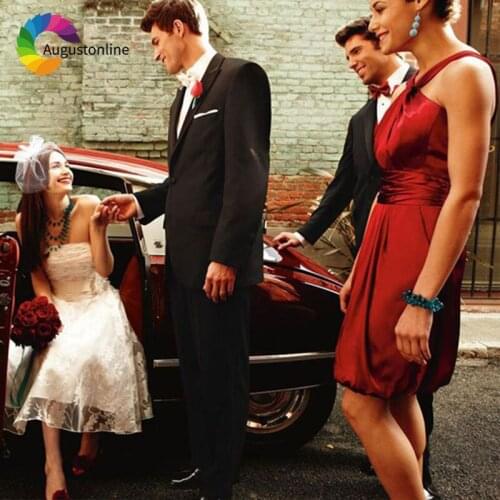 Black Peaked Lapel Men Suits For Wedding Groom Costume Blazer Custom Made Tuxedos Slim Fit Formal Best Man Traje Hombre 2Pieces