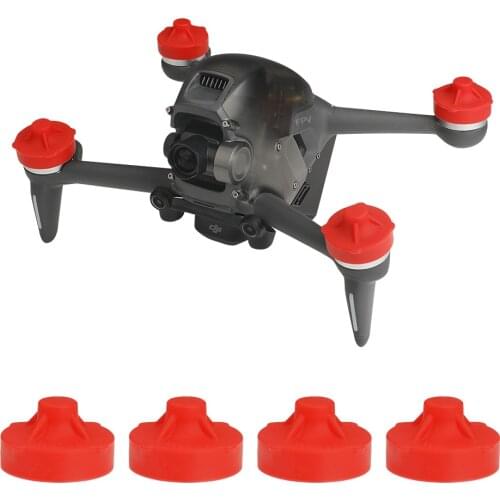 Motor Cover For DJI FPV Combo Drone Protective Soft Hat Engine Protector Dust-proof Cap Case for FPV Combo Accessories