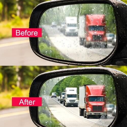 Dropshipping!! 2020 Car Rearview Mirror Glass Film Waterproof Anti-Fog Rain-Proof Window Membrane Car Styling Car Accessories