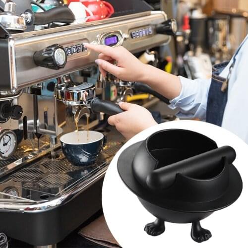 Dropshipping Coffee Grind Knock Box Waste Powder Espresso Dump Bin Knocking Ground Bucket Large Capacity Coffeware Grind Bin