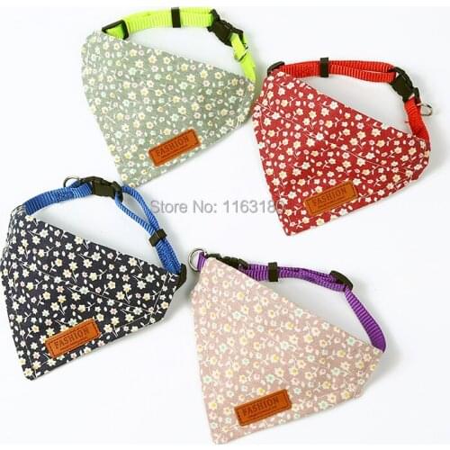 36 pcs/lot Dog Scarf Adjustable Collar Bandana Dog Collar Bibs Pet Puppy Scarf Saliva Towel Bib Pet Neckerchief
