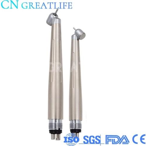 Dental 45 Degree Surgical Led High Speed Handpiece Dental Handpiece High Speed 2 Hole 4 Hole