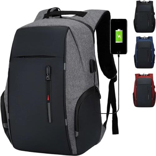Waterproof Business 15.6 16 17 inch laptop backpack women USB Notebook School Travel Bags Men anti theft school Backpack mochila