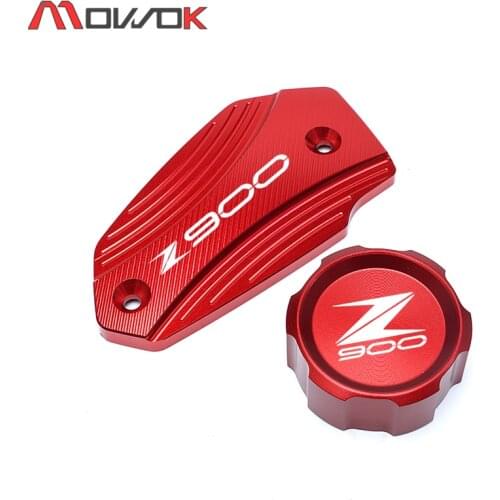 For KAWASAKI Z900 Z 900 2017-2021 2020 Motorcycle CNC High quality Rear & Front Brake Fluid Reservoir Cap Cylinder cover