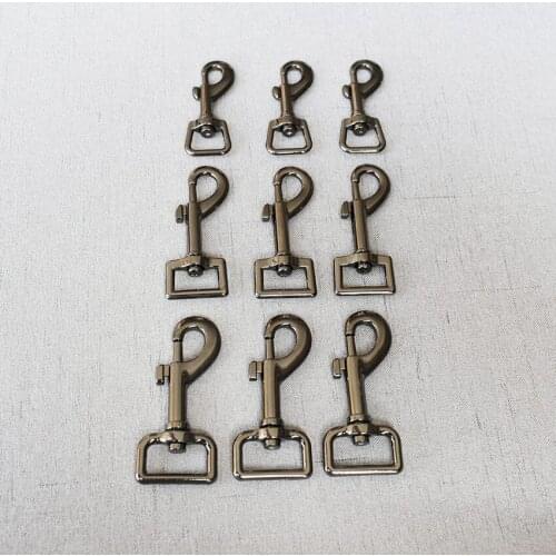 100 Pcs/Lot 15mm 20mm 25mm Gun Black Metal Nickel Plated Quick Release Buckles For Luggage Outdoor Webbing Cat Dog Collar