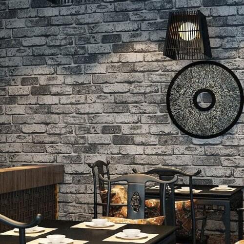 Antique Brick 3D Wallpaper Home Decor WallPaper Wallpapers for Living Room Wall Decoration Wallpaper of Hotel Restaurant Bedroom