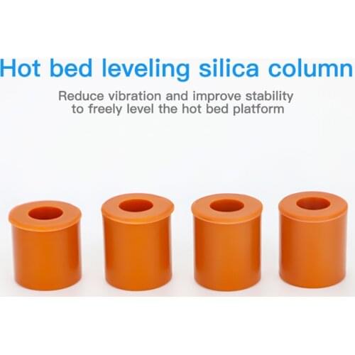4pcs Silicone Heat Hot Bed Leveling Columns for Creality Ender-3 3S 3 Pro 3 V2 CR-10 10S 10 V2 10 Mini 3D Printer Parts