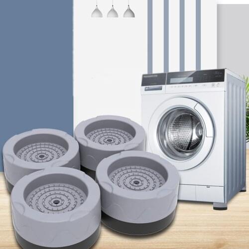 4pcs Anti Vibration Pads Washer Feet Pad Universal Washing Machine refrigerator Anti-Skid Roller Kit Furniture Lifting Foot Base