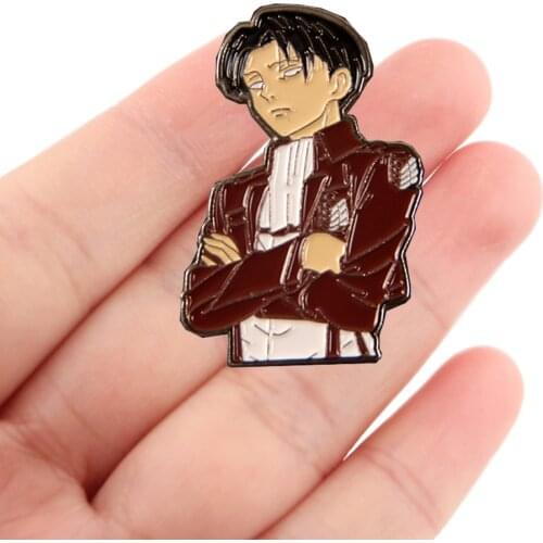 DZ2334 Japanese Anime Manga Attack on Titan Enamel Pin Brooches on clothes Backpack Collar Hat Badge Lapel Pin Jewelry Gifts