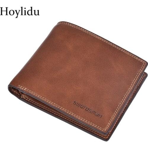 New PU Leather Mens Business Wallets Vintage Fashion Multifunction Driving License Purse Casual Multi Card Holder Money Pocket