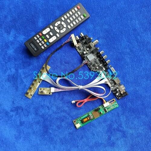 For LP150X08 (A3)(KB)/(A3)(KC)/(A3)(M1)/(A3)(NA) LVDS 30-Pin 1CCFL DVB-T2 USB+AV 3663 digital 1024*768 controller board kit