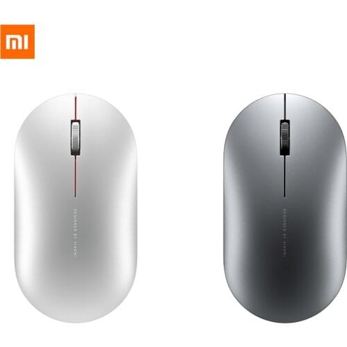 Xiaomi Mi Metal Bluetooth-compatible Mouse Fashion Wireless Portable Mouse Game Mouses 1000dpi 2.4GHz USB Optical Laptop Mouse