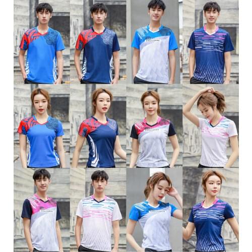 2020 New Badminton Shirt Male Female , Girl Badminton Jerseys , Youth Tennis Clothes , Table Tennis Clothing , Team Game Kits