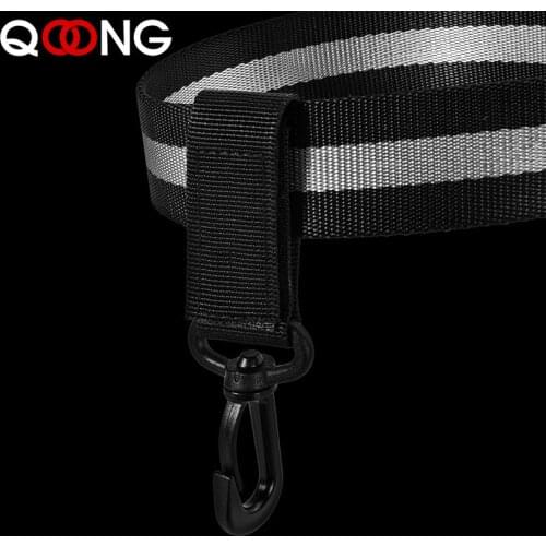 New Multi-function Nylon Belt Waistband key Ring High Density Velcro Key Chain Removable Durable Hanging Buckle Keychain H43