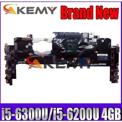 Original For Lenovo YOGA X1 Laptop motherboard YOGA X1 14282-2M 448.04P15.002M tested good free shipping W/i5-6300U i5-6200U 4GB