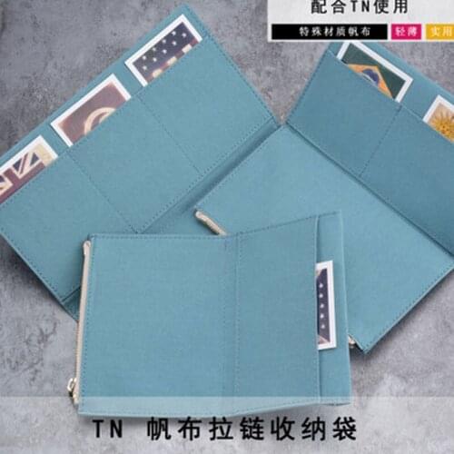 Yiwi Original TN Travelers Notebook Passport Edition Canvas Standard Passport Storage Bag For Travel Notebook