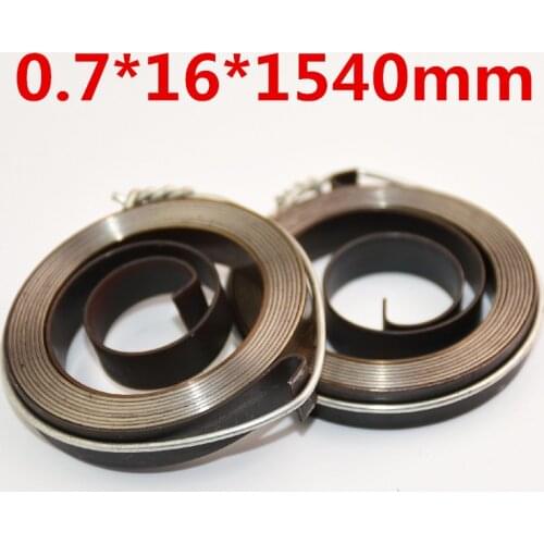 Extension Constant Force Coil Spring Steel Flat Spiral Torsion Spring,0.7 Thickness*16mm Width *1800mm Length*57mm Out Diameter