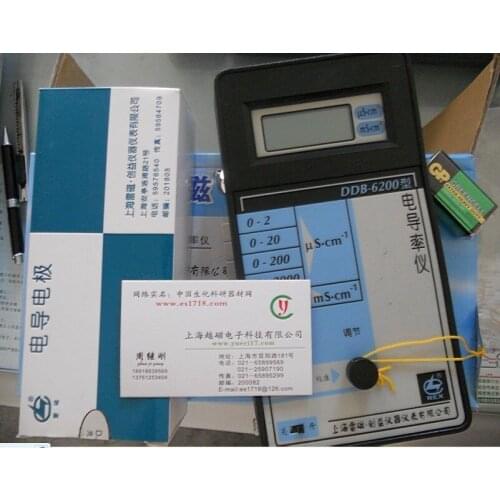 Shanghai Leici DDB-6200 /1.0 0-20mS/cm conductivity meter 1 year