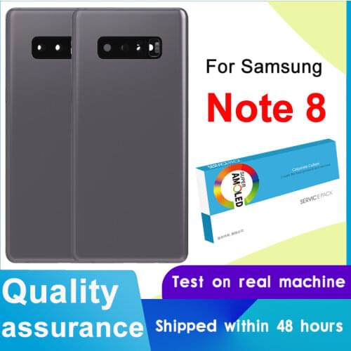 High Quality Back Housing For SAMSUNG Galaxy Note 8 N950 N950F N9500 SM-N950F Battery Back Cover Door Housing With Camera Lens