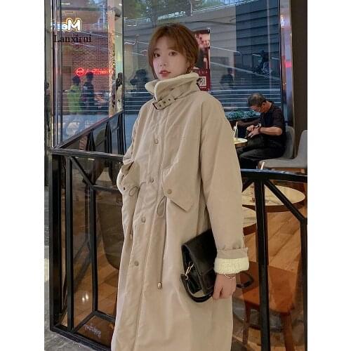 Winter Coat Womens Jackets Lambswool Female Jacket Thicken Women Down Cotton Jackets Female Winter Parkas Casaco Feminino