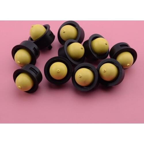 10Pcs Yellow Carburetor Blowers Primer Bulb Craftman Garden Lawn Mower Accessories Assembly