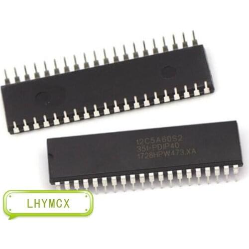 10PCS STC12C5A60S2-35I-PDIP STC12C5A60S2 12C5A60S2 DIP40
