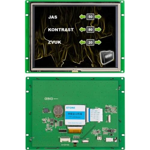 8 inch Resistive Touch Screen Panel with Controller + Program for Automation Machine