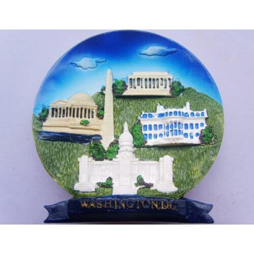 American White House Scenic Disc Pendant