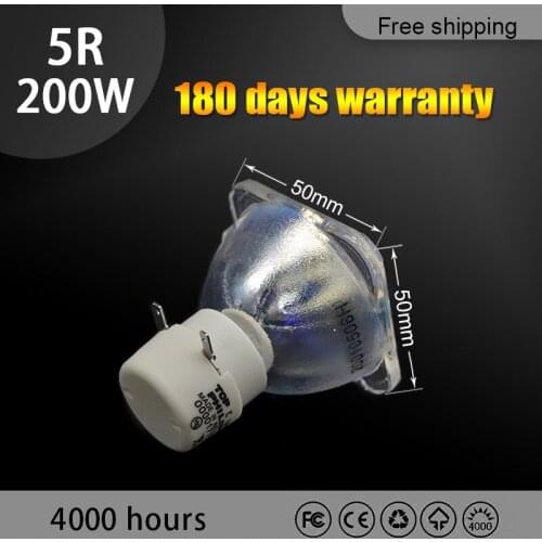 Free shipping 5R 200W /7R 230W LAMP moving beam 200 lamp 5r beam 200 5r 230w 7r lamp metal halide lamps msd platinum 5r lamp