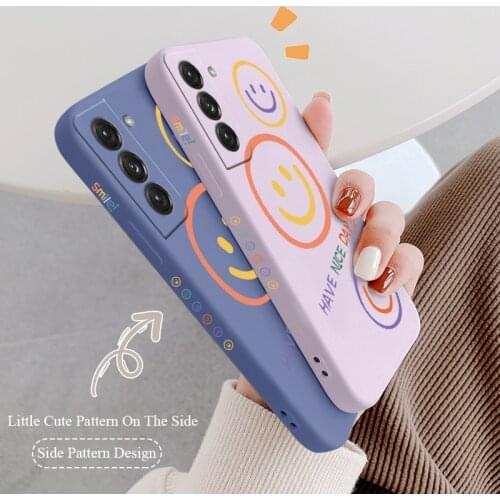 Colorful Soft Case For Samsung Galaxy S21 S20 FE S10 Note 20 10 A72 A52 A42 A32 A71 A51 A41 A31 A21S Liquid Silicone Phone Cover