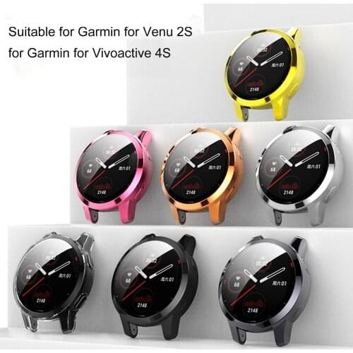 For Garmin For Vivoactive 4S Soft TPU Watch Screen Case Scratch-resistant Watches Protector Case For Garmin For Venu 2S Dropship