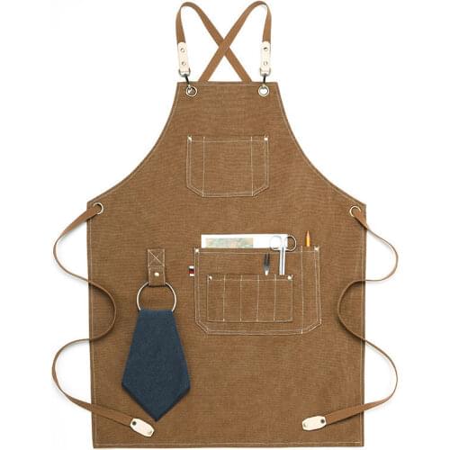 Apron Work Men and Women Fashion Barber Shop Barista Restaurant Milk Tea Shop Baking Waterproof Waist
