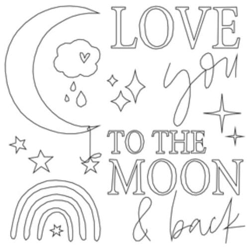 French Transparent Clear Stamp for DIY scrapbooking/Card Making C810