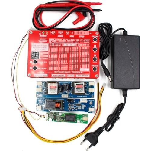 T-80s Panel Test Tool for TV Desktop Laptop Computers LED LCD Screen Test Inverter Built-in 80 Screen Parameters Support