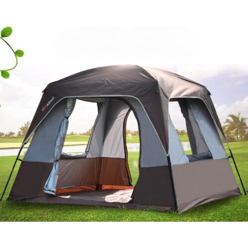 4Cornors Coffee Color Single Layer Pergola Outdoor Sun-shading Garden Arbor/Multiplayer Leisure Party Family Camping Tent