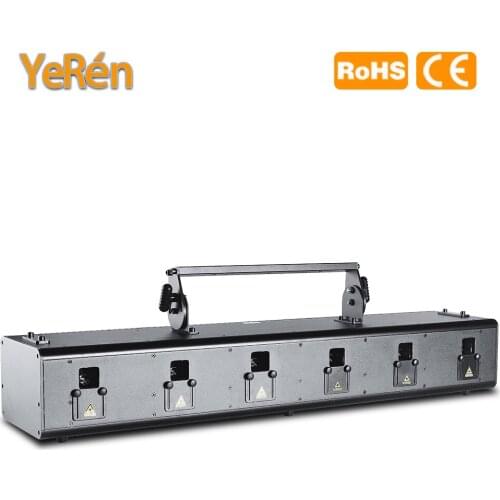 MFL E16 6*2.5W Stage Laser Bar Lights RGB Color Optional DMX512/Auto/Sound/Master Slave for Big Disco, Club, Pub, Bar Light